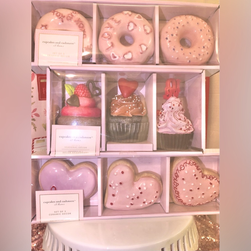 Cupcakes and Cashmere Valentines donuts and cupcakes